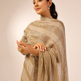 YAMINI GREY KURTA, SHARAR & ODHANI I SET OF THREE