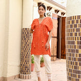 ZARA KAFTAN TOP WITH STRAIGHT PANTS