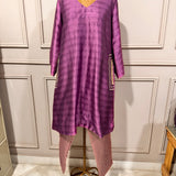 TWINKLE KHANNA | PURPLE GAURI KURTA WITH PANTS AND ODHANI SET