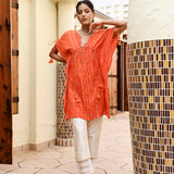 ZARA KAFTAN TOP WITH STRAIGHT PANTS