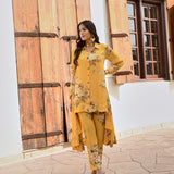 MUSTARD FLORAL FLORAL RIA COORD SET OF 2