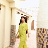 ZARA KAFTAN TOP WITH FLAIR PANTS
