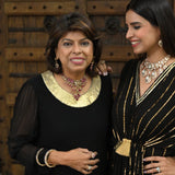 MEHAK MEHRA | BLACK MASHA KAFTAN