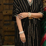 MEHAK MEHRA | BLACK MASHA KAFTAN