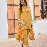 MUSTARD FLORAL FLORAL RIA COORD SET OF 2