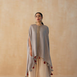 GREY KAI CAPE TOP & PANTS SET OF TWO