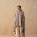 GREY KAI CAPE TOP & PANTS SET OF TWO