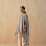 GREY KAI CAPE TOP & PANTS SET OF TWO