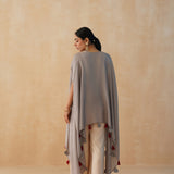 GREY KAI CAPE TOP & PANTS SET OF TWO