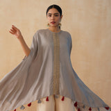 GREY KAI CAPE TOP & PANTS SET OF TWO