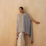 GREY KAI CAPE TOP & PANTS SET OF TWO