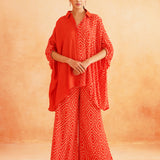 ROSHINI HIGH LOW TOP AND PALAZZO PANT SET OF 2