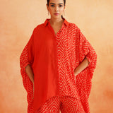 ROSHINI HIGH LOW TOP AND PALAZZO PANT SET OF 2