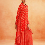 RIA HIGH LOW TOP AND PALAZZO PANT SET OF 2