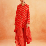 RIA HIGH LOW TOP AND PALAZZO PANT SET OF 2