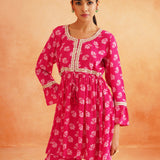 SAFA KURTA , SHARARA AND ODHANI SET OF 3
