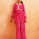 SAFA KURTA , SHARARA AND ODHANI SET OF 3