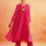 OJASVI KURTA , PANT AND JACKET STYLE CAPE SET OF 3