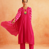 OJASVI KURTA , PANT AND JACKET STYLE CAPE SET OF 3