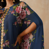 NAVY KAI CAPE TOP & PANTS SET OF TWO