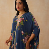 NAVY ZEENAT TOP & PANTS SET OF TWO