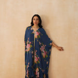 NAVY ZEENAT TOP & PANTS SET OF TWO