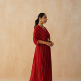 RED MASHA KAFTAN DRESS