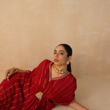 RED MASHA KAFTAN DRESS
