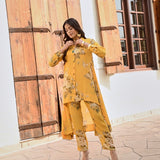 MUSTARD FLORAL FLORAL RIA COORD SET OF 2