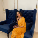 ROSE KUNDU | MUSTARD MASHA KAFTAN DRESS