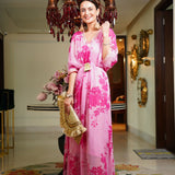DIPTI DHILLON | PINK MASHA KAFTAN DRESS
