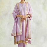 TARA KURTA , TROUSERS AND ODHANI - SET OF 3