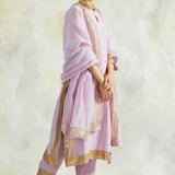 TARA KURTA , TROUSERS AND ODHANI - SET OF 3