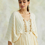 KUHU KAFTAN WITH TULIP PANTS - SET OF 2