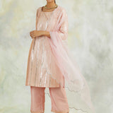 VEERA KURTA WITH PANTS AND ODHANI - SET OF 3