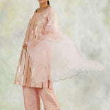 VEERA KURTA WITH PANTS AND ODHANI - SET OF 3