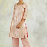 VEERA KURTA WITH PANTS AND ODHANI - SET OF 3