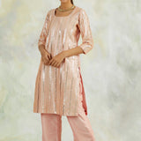 VEERA KURTA WITH PANTS AND ODHANI - SET OF 3