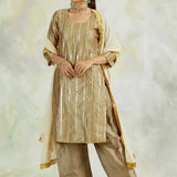 VEERA KURTA WITH PANTS AND ODHANI - SET OF 3