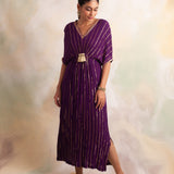 PURPLE MASHA KAFTAN DRESS