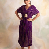 PURPLE MASHA KAFTAN DRESS
