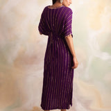 PURPLE MASHA KAFTAN DRESS