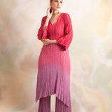 OMBRE PINK YANA TOP AND PANTS SET OF TWO
