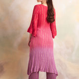 OMBRE PINK YANA TOP AND PANTS SET OF TWO