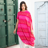 PINK BANDHANI NANDINI KURTA & PANTS SET OF TWO