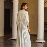 SHAHEEN ABBAS | GREY MASHA KAFTAN
