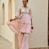 ANANYA PEARL TOP , FLAIR PANT - SET OF 2