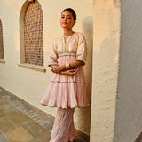 ANANYA PEARL TOP , FLAIR PANT - SET OF 2