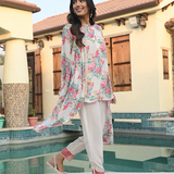 IVORY SONI TOP WITH TROUSERS - SET OF TWO