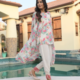 IVORY SONI TOP WITH TROUSERS - SET OF TWO